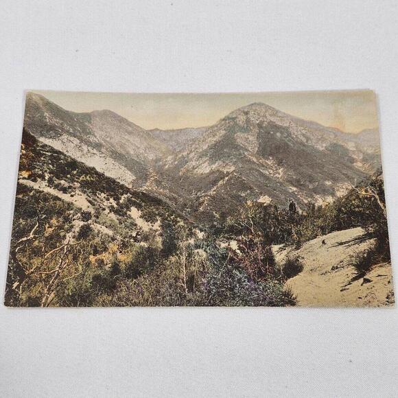 Other - Antique Early 1900s Photo Post Card Mountain Trail Near Pasadena California